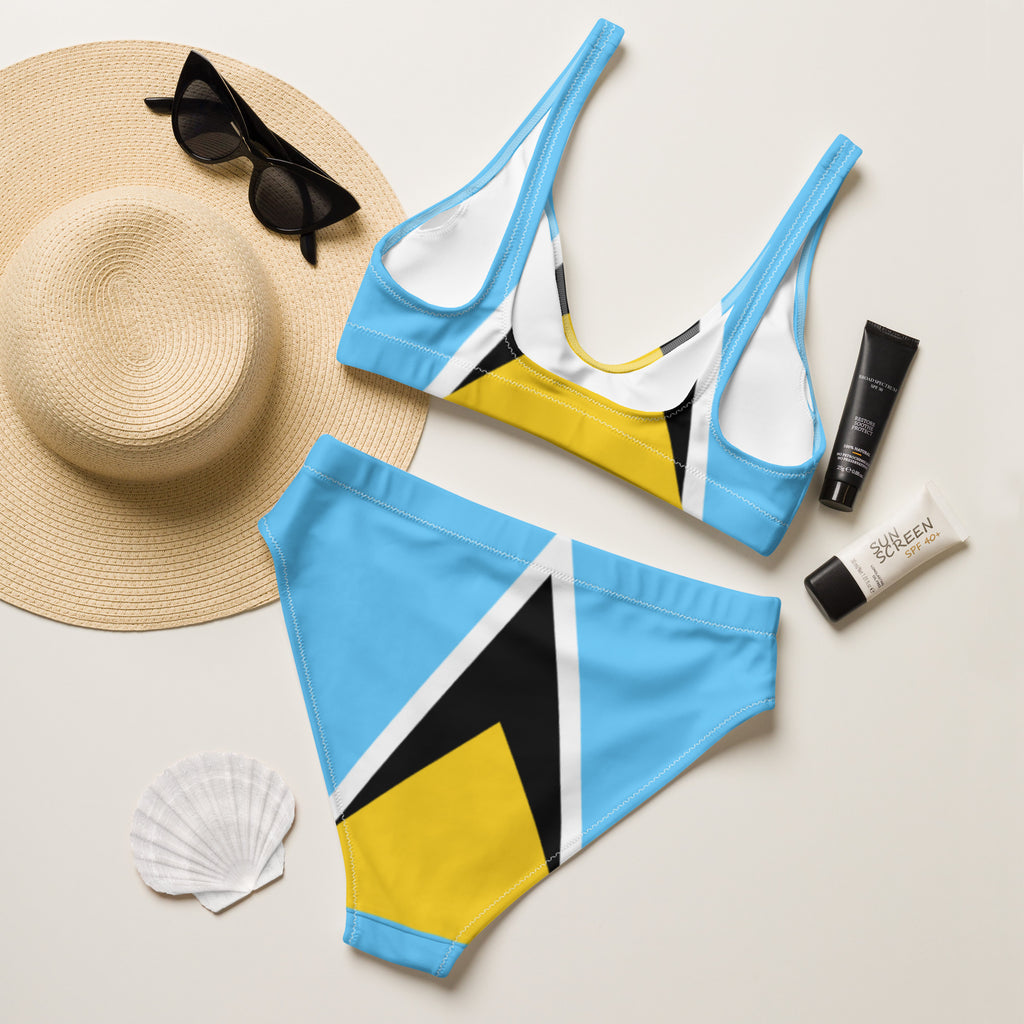 Carnival Time High-waisted bikini (Customizable)